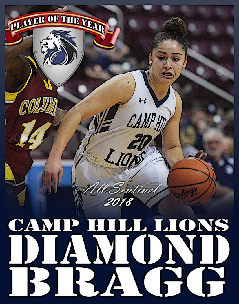 2017-18 Girls Basketball All-Sentinel Team POTY: Diamond Bragg, Camp Hill